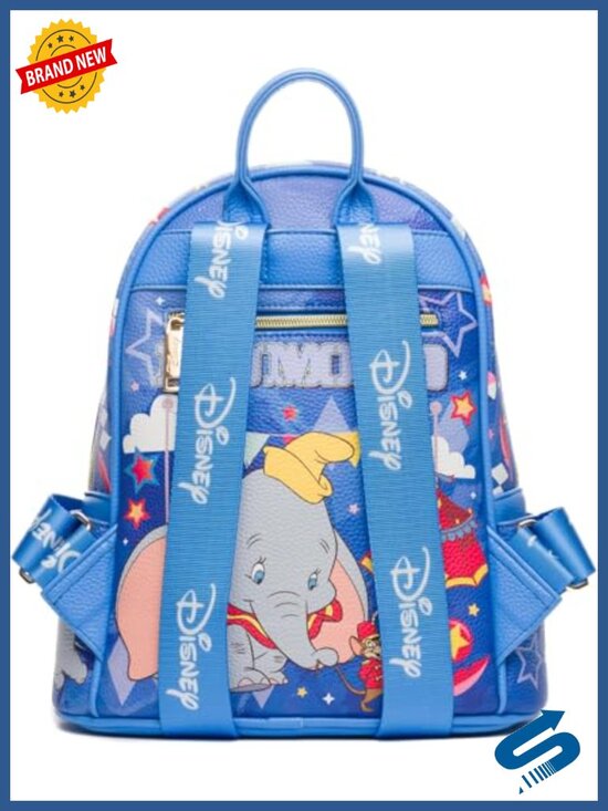 Vegan Leather Mini Backpack - Disney Dumbo & Timothy Mouse Circus Daypack main image 5
